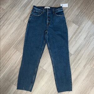 Abercrombie and Fitch The Mom High Rise Curve Love Denim Jeans NWT